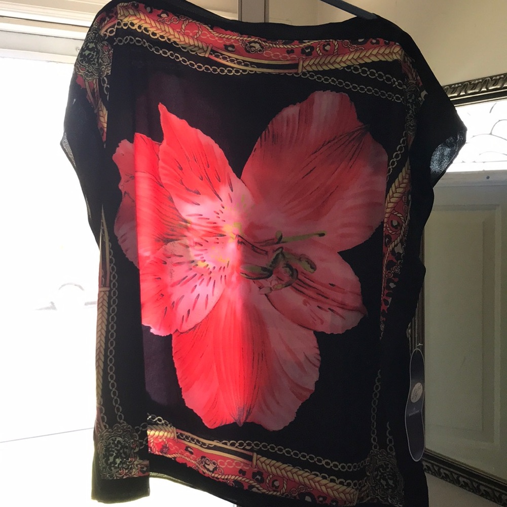 Diane Gilman floral tunic